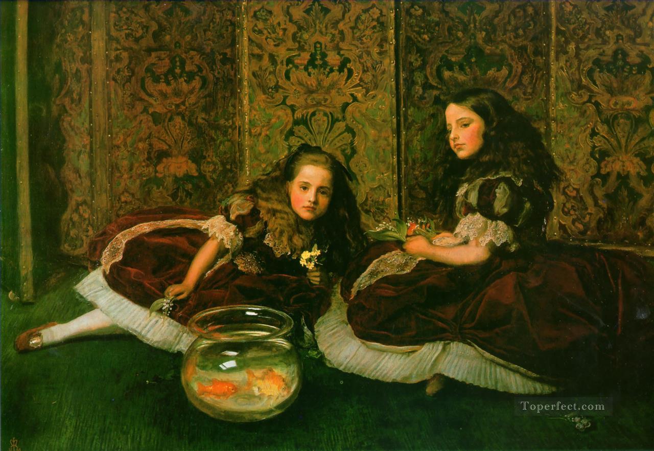 leisure hours Pre Raphaelite John Everett Millais Oil Paintings